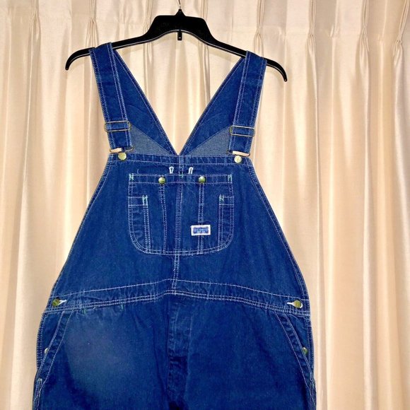 Vintage Big Smith Overalls Mens 50 x 27.5” Used Hemmed Good Quality - Picture 4 of 16